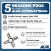 ALFA 052 KNH #52 Hard Edge Knife for Meat Grinders | Replacement Hard Edge Blade for Commercial Kitchen Hub Size #52 Meat Choppers/Grinders view 2
