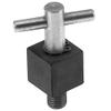 ALFA International B-005 Stainless-Steel Upper Stud/Block for Berkel Slicers view 1
