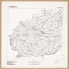 18" x 24" 1981 Map Of Clarion County Pennsylvania view 1