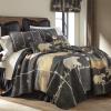 Donna Sharp Cotton Twin Quilt - Moonlit Bear Lodge Quilt with Bear Pattern - Fits Twin Size Beds - Machine Washable view 3