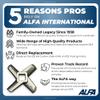 ALFA L&W 032 KN Carbon Steel Knife for #32 Meat Grinders | Replacement #32 Carbon Steel Knife for Commercial Kitchen Meat Choppers view 2