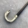 Men's Beautiful Brass Swan Head Wooden Walking Cane Walking Stick Vintage Halloween for Men's view 1