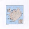 18" x 24" 1981 Map Of Iceland National Capital Seasonal Roads view 1