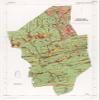 16" x 24" 1981 Map Of Columbia County Pennsylvania Water Table Interpretative view 1