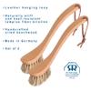 REDECKER Curved Dish Brush, Natural Union Plant Fiber Bristles, Ergonomic Design with Oiled Beechwood Handle, 9-1/4 Inches, Set of 2, Made in Germany - Natural Bristle Dish Brush view 4
