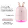 Humidifier Cute Cool Mist Essential Oil Diffuser, 220ml Aroma Essential Oil Cool Mist USB Humidifier, Waterless Auto Shut-off and 7 Color LED Night Lights Changing for Home Office Baby(Pink) view 3