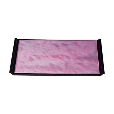 Fukui Craft 5-12-20 Stylish Obon Tray, 2.1 x 4.7 x 7.9 inches (5.45 x 3.82 x 0.24 cm), Flight Bon, Pink Cloud Stream SL 5-12-20