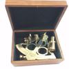 8" Antique Maritime Brass Nautical Sextant Astrolabe Working Sextant Wooden Box view 3