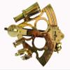 8" Antique Maritime Brass Nautical Sextant Astrolabe Working Sextant Wooden Box view 4
