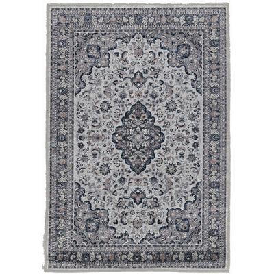 Linon Emerald Collection Cream/Grey 3.3x5