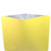 Pack of 100 Bottom Filled Aluminum Mylar Food Coffee Tea Square Packaging Bags (5.9" x 5.9", Matte Yellow) view 2