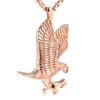 Oinsi Pet Cremation Jewelry - Heart Urn Necklaces for Dog Cat Ashes Keepsake Pet Paw Memorial Urn Pendant Ash Holder for Women Men (B-Rose Gold) view 1