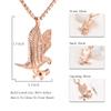 Oinsi Pet Cremation Jewelry - Heart Urn Necklaces for Dog Cat Ashes Keepsake Pet Paw Memorial Urn Pendant Ash Holder for Women Men (B-Rose Gold) view 2