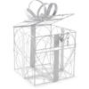 Simplicity White Metal Wedding Card Box, 8.5'' L x 9'' W x 11.2'' H view 2
