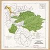 18" x 24" 1981 Map Of Wheeling Creek Watershed Pennsylvania & West Virginia view 1