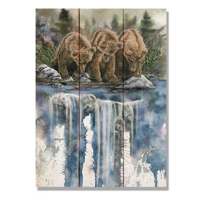 Wile E. Wood Bartholet's Looks Like Sockeye to Me Wood Wall Art, 11x15, Tan