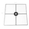 FixtureDisplays 16x16" Hub for Pockets up to 17.2" Wide Pockets Black 11605-BLACK-NPF view 2