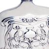 4oz Pewter Bottle Hip Flask With Embossed Nouveau Design Art view 2