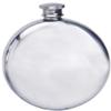 6oz Round Pewter Hip Flask With Working Compass view 3