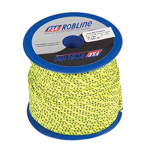 FSE Robline 5/64in - 2mm Orion 500 Rope - Yellow - 98ft Mini Reel