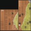 14" x 24" 1977 Map Of Delaware Water Gap National Recreation Area New Jersey & Pennsylvania view 1
