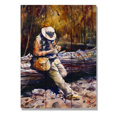 Wile E. Wood Crouser's Decisions Wood Wall Art, 11x15, Tan