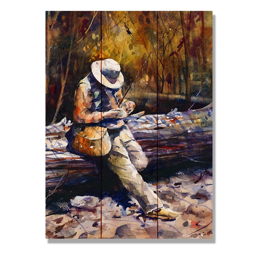 Wile E. Wood Crouser's Decisions Wood Wall Art, 11x15, Tan