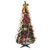 NORTHLIGHT Artificial Christmas, Specialty, Pop Up Trees, Red view 1