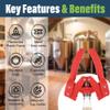 Bottle Capper Including 300 Free Caps for Home Brew Beer Making or Lemonade Glass Bottles - Easy to Cap view 3