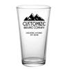 BARCONIC CUSTOMIZABLE - 16oz Pint/Mixing Glass - Mountain - Pack of 12 view 1
