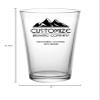BARCONIC CUSTOMIZABLE - 16oz Pint/Mixing Glass - Mountain - Pack of 12 view 2