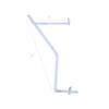 FixtureDisplays White Metal Left Half Pocket Accessories for Greeting Card Post Card Calendars Magazine Display Rack 11607L-WHITE-FBA view 2