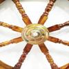 36" Nautical Marine Wooden Steering Ship Wheel ~ Pirate Captain Ship Wall Decor view 4