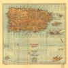 16" x 24" 1921 Map Of Puerto Rico Rand McNally view 1