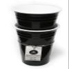 Rolling Sands Reusable BPA-Free 16 Ounce Black Party Cups with Lids - 2 Pack, Made in USA view 2