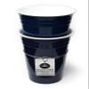 Rolling Sands Reusable BPA-Free 16 Ounce Navy Blue Party Cups with Lids - 2 Pack, Made in USA view 2