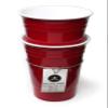Rolling Sands Reusable BPA-Free 16 Ounce Red Party Cups with Lids - 2 Pack, Made in USA view 2