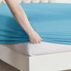 Clara Clark Queen Sheets, 6 Piece Set - Hotel Luxury Sheets for Queen Size Bed, Super Soft Bedding Set, Beach Blue view 2