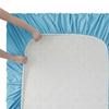 Clara Clark Queen Sheets, 6 Piece Set - Hotel Luxury Sheets for Queen Size Bed, Super Soft Bedding Set, Beach Blue view 4