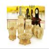 AMSS 5 Pices Bathroom Accessory Set Resin Soap Dish, Soap Dispenser, Toothbrush Holder & Tumbler,3D Flower Deco view 3