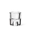 Abbott Collection 27-Turnover Reversible Taper/Tealite Holder-2" H, 2.5 inches H, Clear view 1