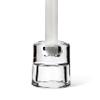 Abbott Collection 27-Turnover Reversible Taper/Tealite Holder-2" H, 2.5 inches H, Clear view 2