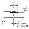 T-Moldingcom 20ft Roll of White 3/4" Plastic Tee Moulding for Arcade Game Cabinets, Counters, Shelves, or Tables view 2