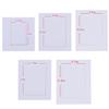 10pcs Hanging Paper Photo Frame with Clips and String,DIY Wall Picture Frame Collage Board Display for Home Party Decoration,3.5x5 inch view 4