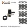 (100 Pack) Brewery Gasket Rubber Washers - Premium Quality Primal23 Industrial Beer Nut Washers - Keg Coupler and Shank Gaskets view 3