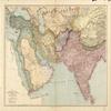 16" x 24" 1912 Map Of The Countries Between Constantinople & Calcutta Including Turkey In Asia Persia Afghanistan & Turkestan view 1