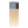 BambooMN Premium Reusable Japanese Bamboo Chopsticks, Polka Dot Panda, 9.5 inch - Sky and Navy Blue - 120 Pairs view 1