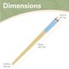 BambooMN Premium Reusable Japanese Bamboo Chopsticks, Polka Dot Panda, 9.5 inch - Sky and Navy Blue - 120 Pairs view 2