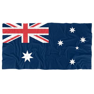 Trevco Australian Flag Officially Licensed Beach Towel 30" X 60"