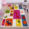 Healthyhomeflooring Adorable Kids Children Area Rugs Carpet Made in Turkey Nature Theme Durable for Kids Room, Play Room, Living Room, Bed Room, Cream-Multi 2, 5'3" x 7'4" (160cm x 225cm) view 2